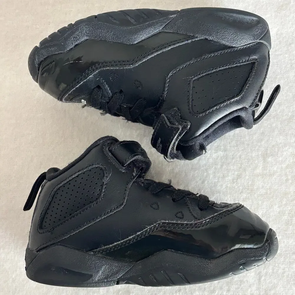 Nike Air Jordan Triple Black B'Loyal Toddler Basketball Sneakers Size 7C